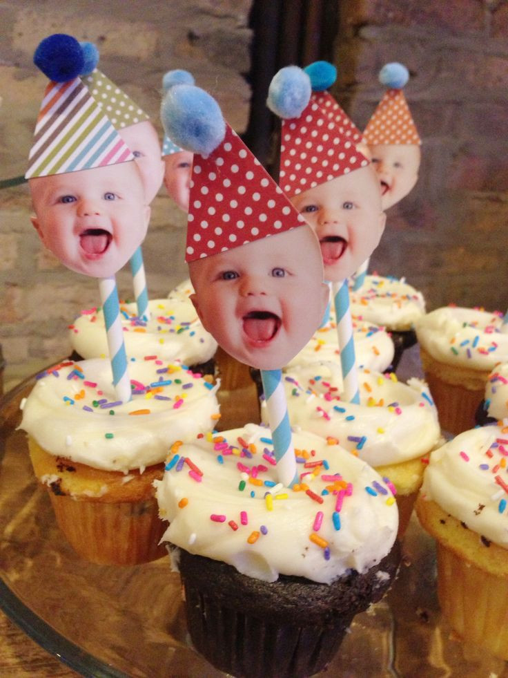 DIY Kids Birthday Cake
 Easiest DIY Cupcake Toppers for a first birthday party