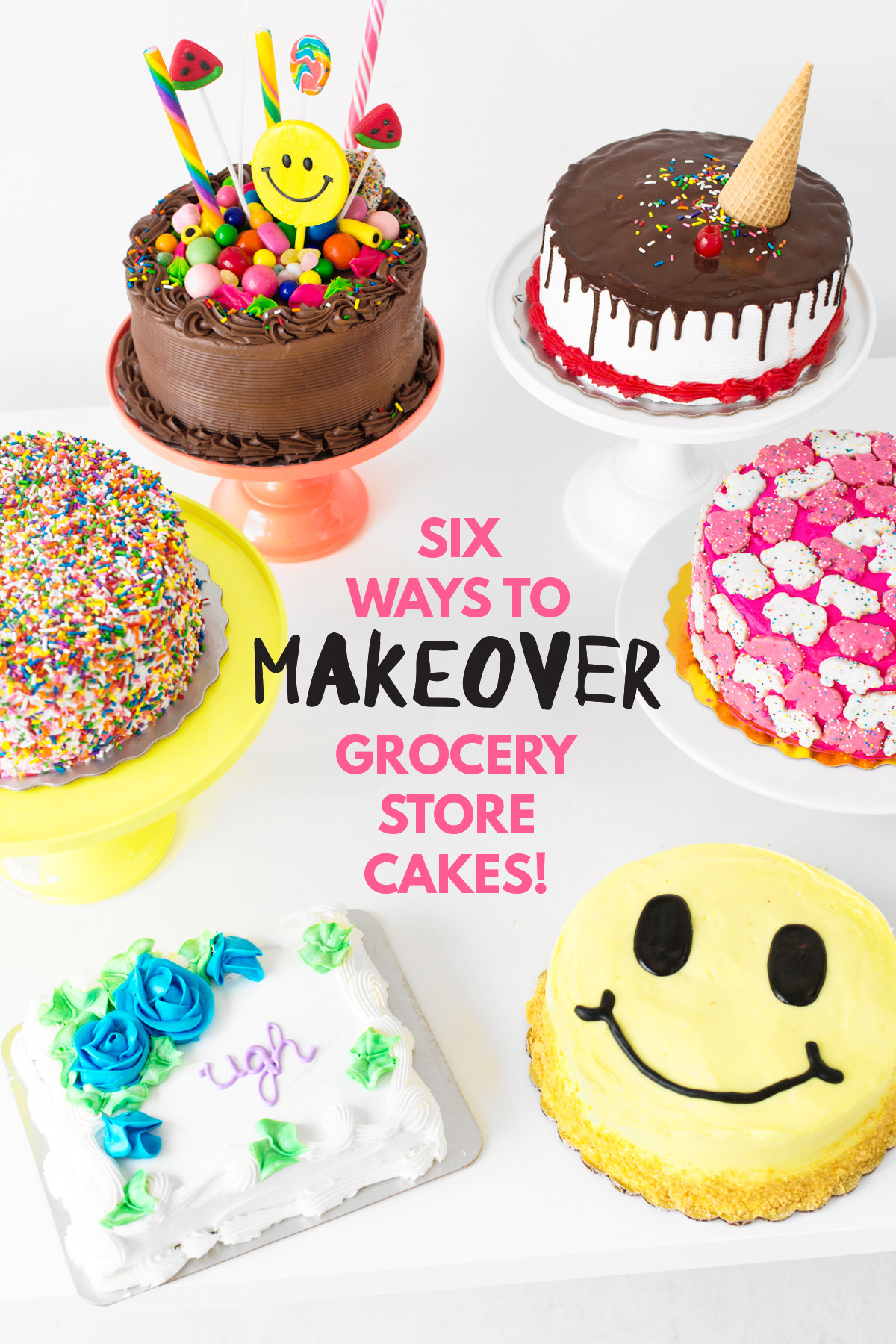 DIY Kids Birthday Cake
 Cakeover Six Grocery Store Cake Hacks Studio DIY