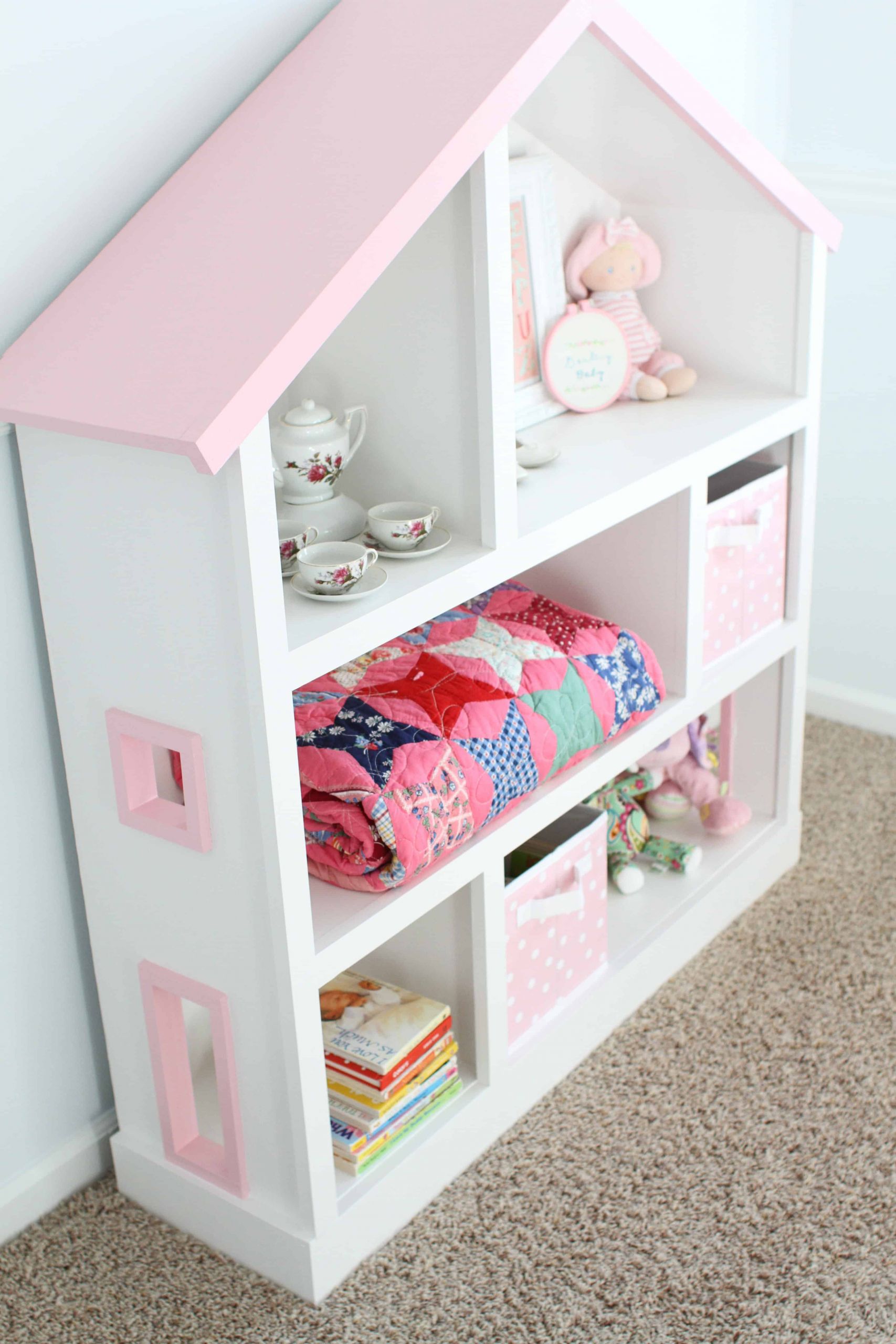 DIY Kids Bookcase
 DIY Dollhouse Bookcase I Can Teach My Child