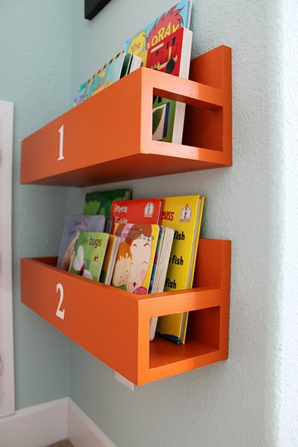 DIY Kids Bookcase
 DIY Floating Shelves