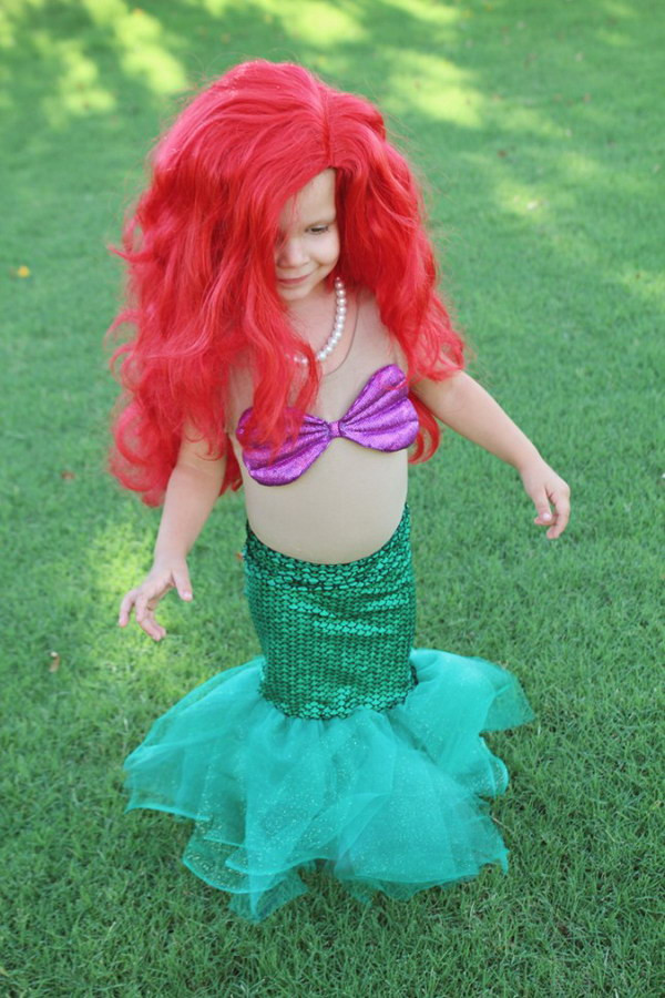 DIY Kids Mermaid Costume
 Cutest Halloween Costumes for Kids Noted List