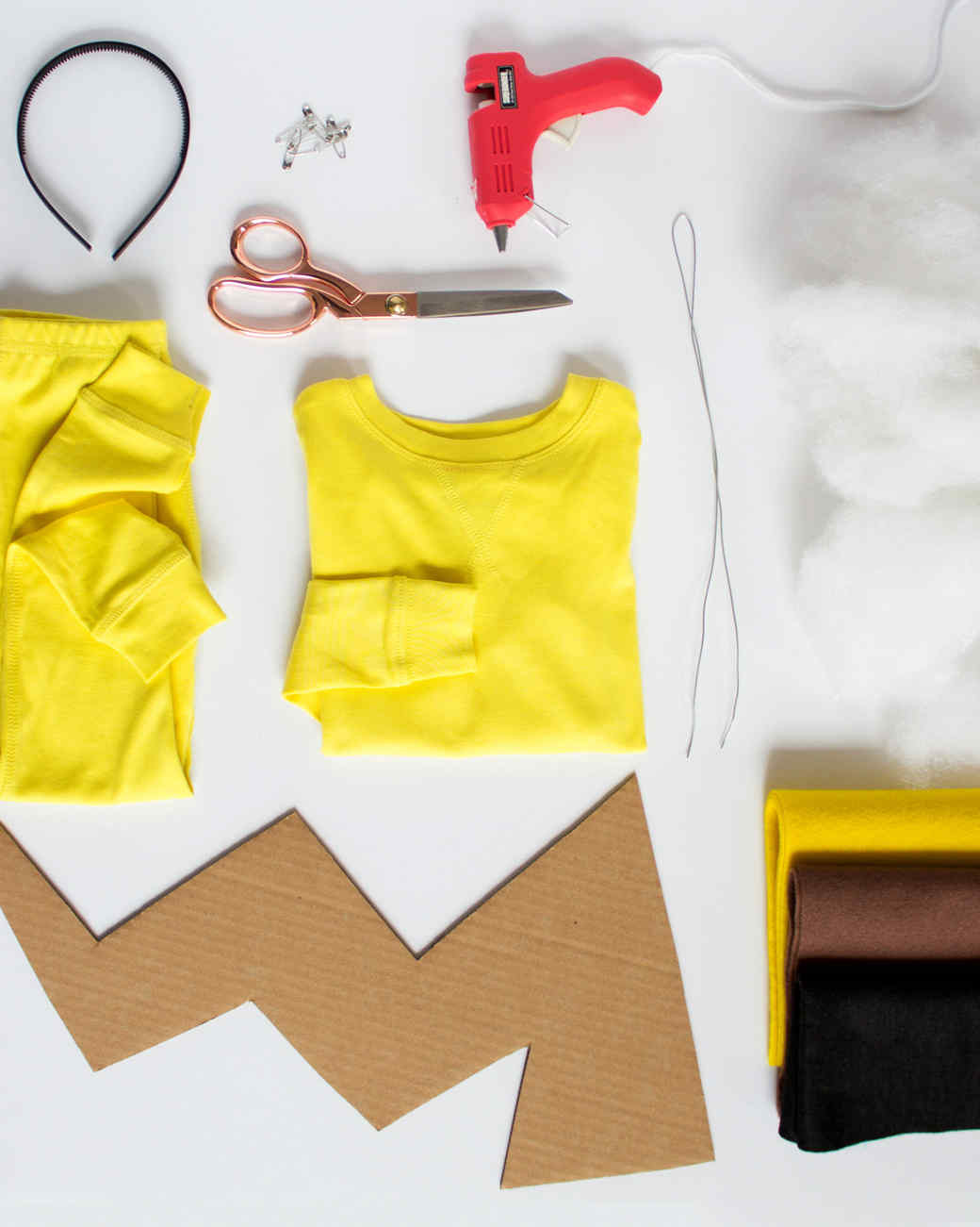 Diy Kids Pikachu Costume
 You Can Make This Pikachu Costume Using Pajamas and a Few