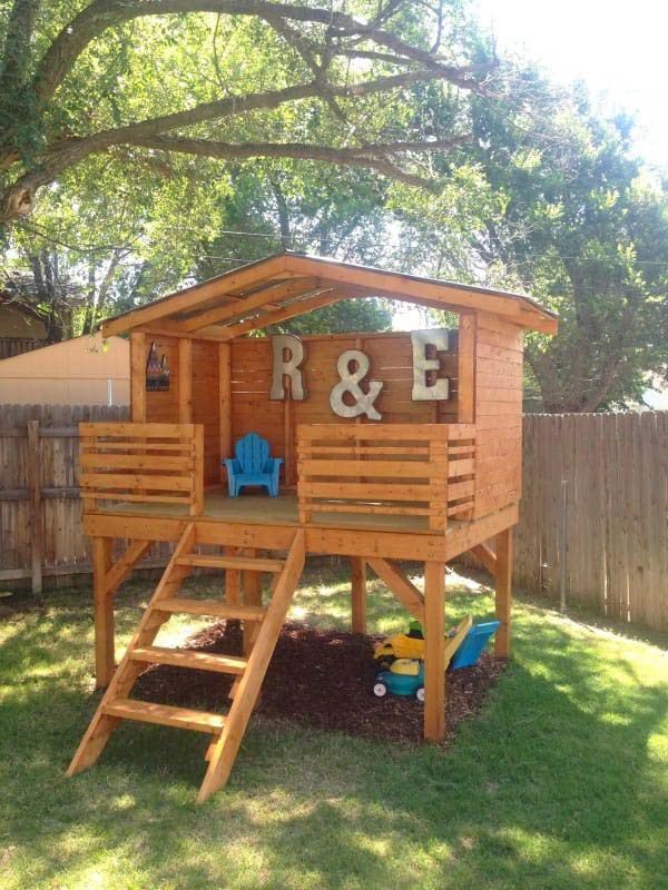 DIY Kids Playhouse
 16 Creative Kids Wooden Playhouses Designs For Your Yard