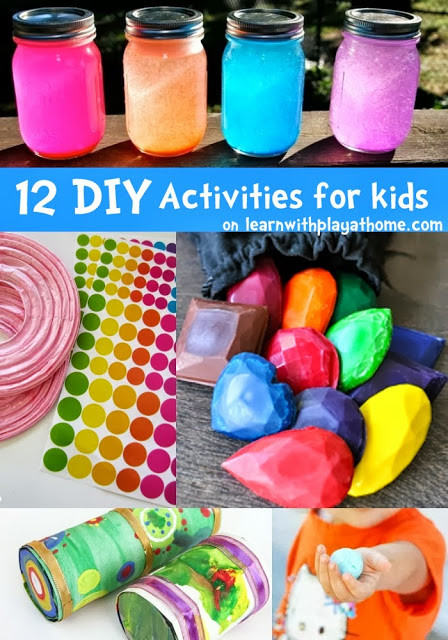 DIY Kids Project
 Learn with Play at Home 12 fun DIY Activities for kids