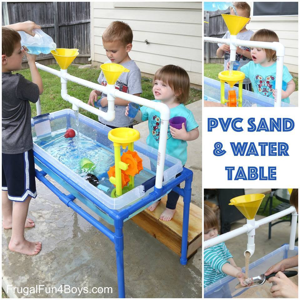 DIY Kids Water Table
 How To Make A PVC Pipe Sand And Water Table