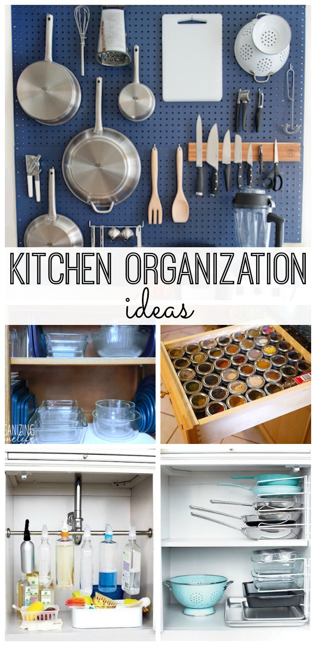 DIY Kitchen Organizing Ideas
 Kitchen Organization Ideas My Life and Kids