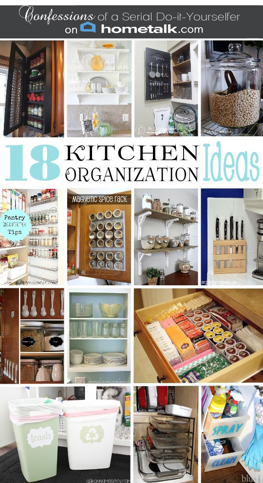 DIY Kitchen Organizing Ideas
 DIY Spice Cabinet and 17 More Kitchen Organization Ideas