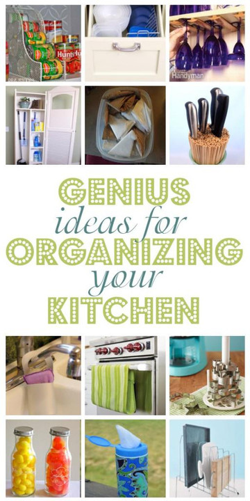 DIY Kitchen Organizing Ideas
 DIY Home Sweet Home 150 Organizing Tips & Tricks