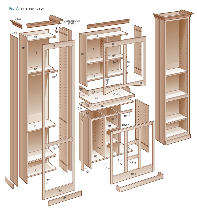 DIY Kitchen Pantry Cabinet Plans
 Pantry Cabinet How To Build Pantry Cabinets with Top Nice