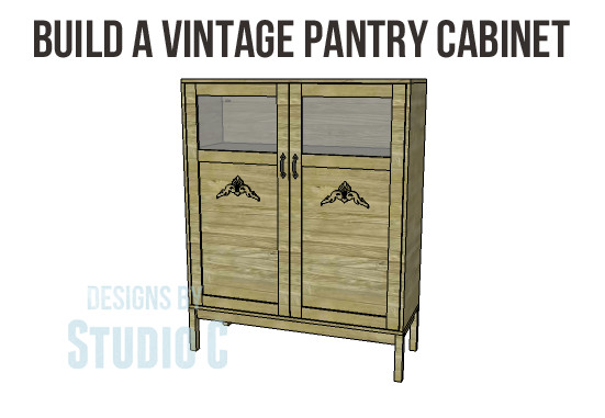 DIY Kitchen Pantry Cabinet Plans
 DIY Vintage Pantry Cabinet Plans