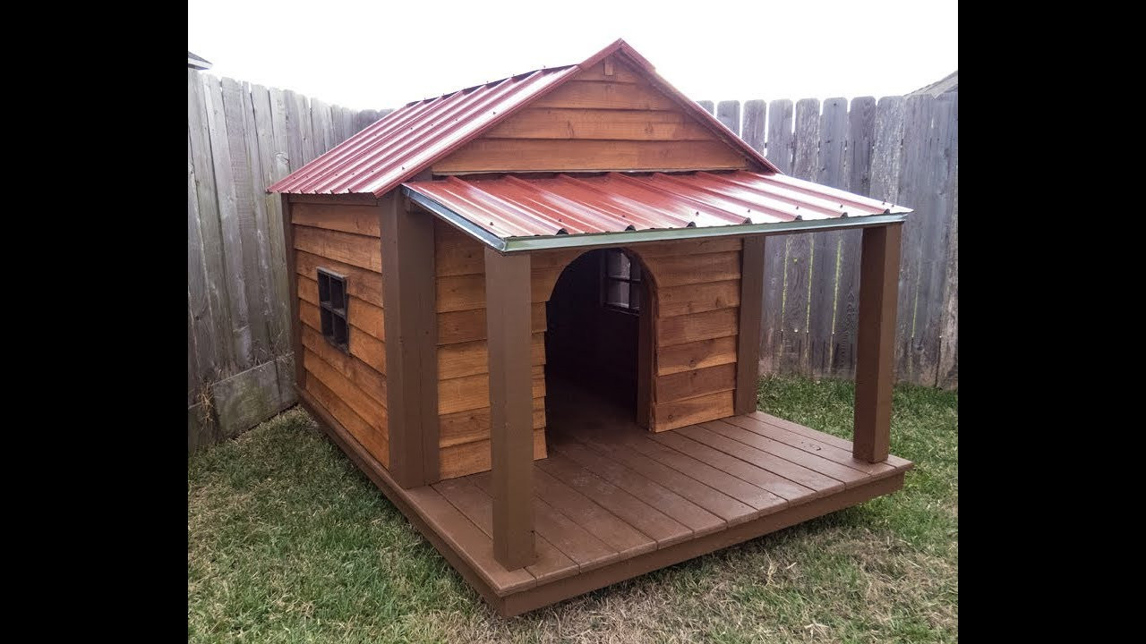 DIY Large Dog House
 How I built this BIG dog house