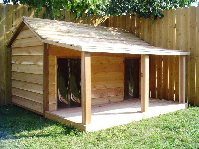 DIY Large Dog House
 Duplex Dog House Design