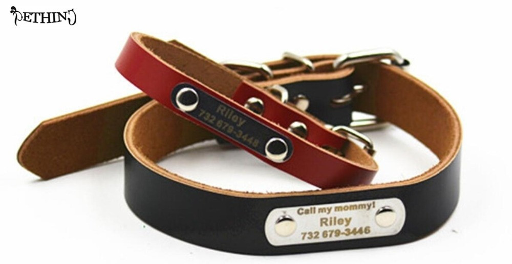 DIY Leather Dog Collar
 hot selling and popular Genuine leather dog collar free