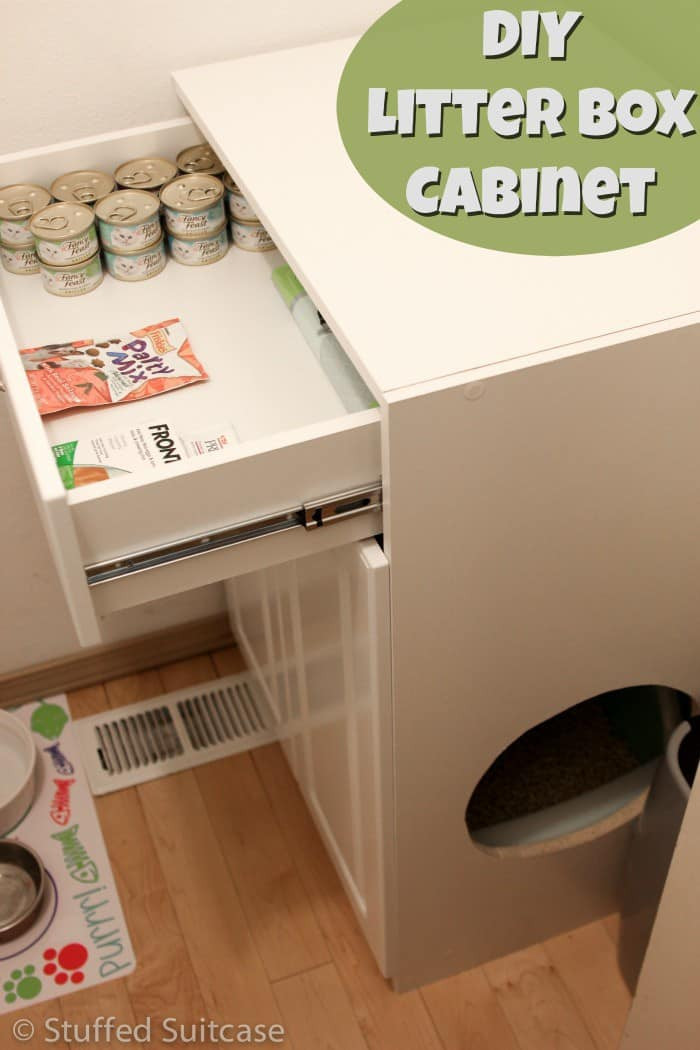 DIY Litter Box Cabinet
 DIY Litter Box Furniture Cabinet & Laundry Room Cleanup