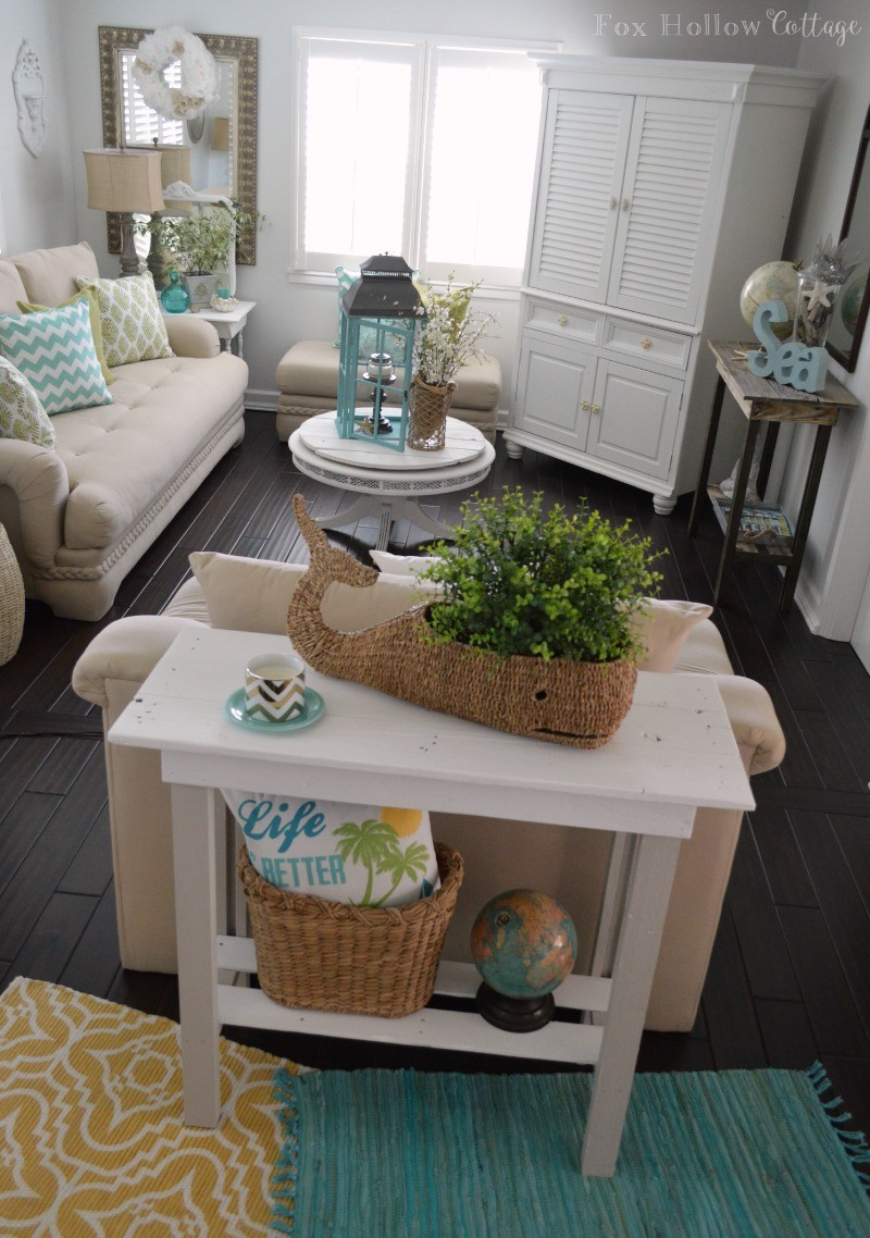 Diy Living Room Tables
 More Summer Decor and a DIY Paint Makeover