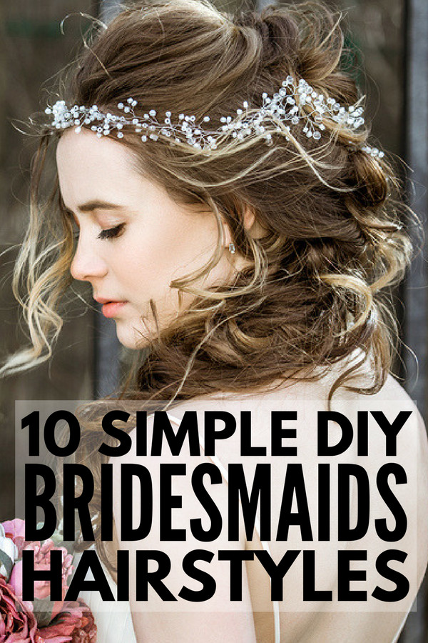 DIY Long Hairstyles
 10 Easy Bridesmaid Hairstyles for Long Hair