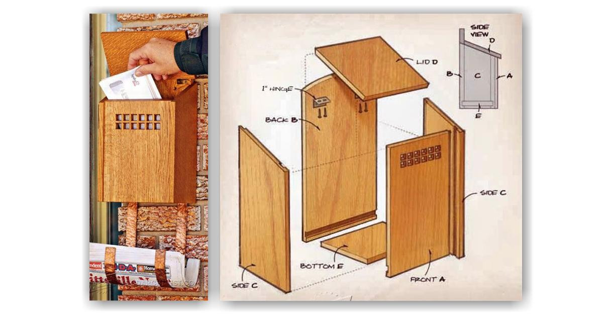 DIY Mailbox Plans
 Wooden Mailbox Plans • WoodArchivist