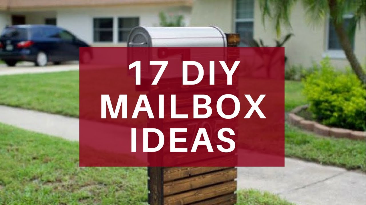 DIY Mailbox Plans
 17 Easy DIY Mailbox Ideas Decorative Mailbox Designs
