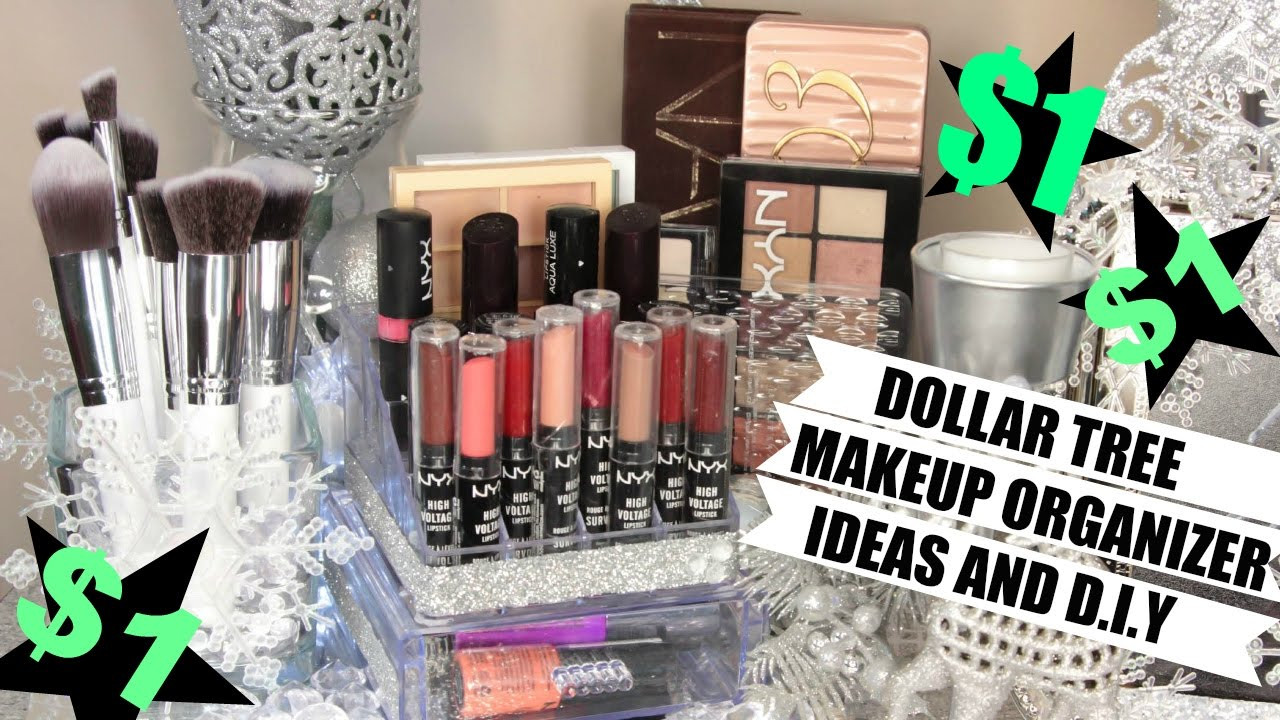 DIY Makeup Organization Ideas
 $1 Makeup Organizers Dollar Tree Ideas and D I Y