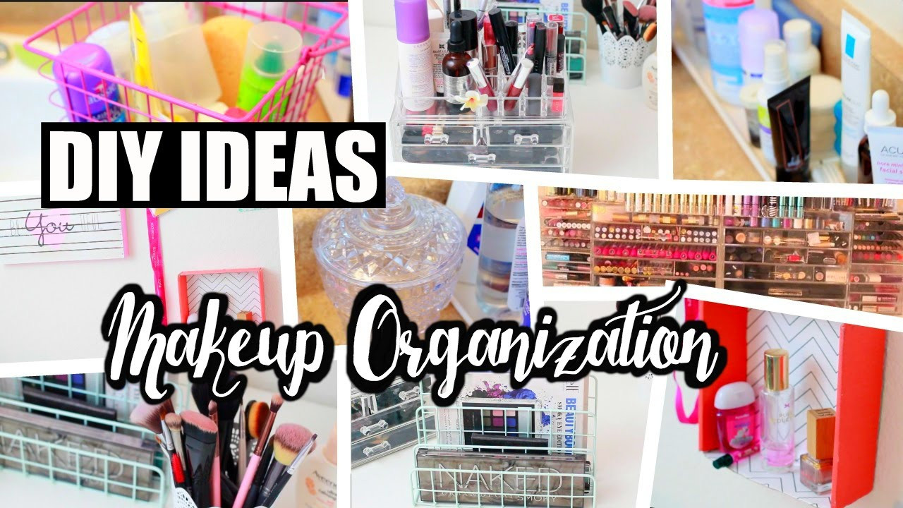 DIY Makeup Organization Ideas
 8 Cheap DIY Makeup Organization & Storage Ideas