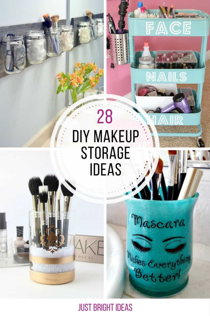 DIY Makeup Organization Ideas
 28 Brilliantly Easy DIY Makeup Storage Ideas You Need to