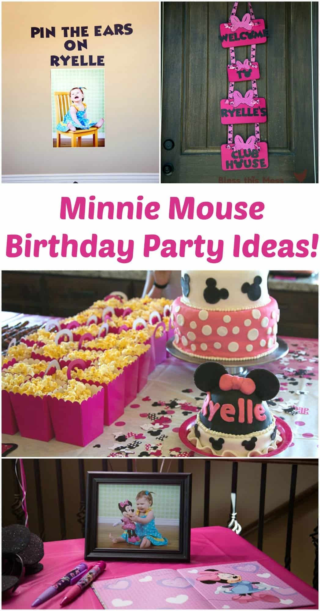 DIY Minnie Mouse Party Decorations
 Minnie Mouse Birthday Party