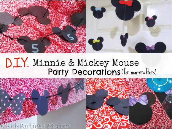 DIY Minnie Mouse Party Decorations
 DIY Party Decorations Mickey & Minnie Mouse
