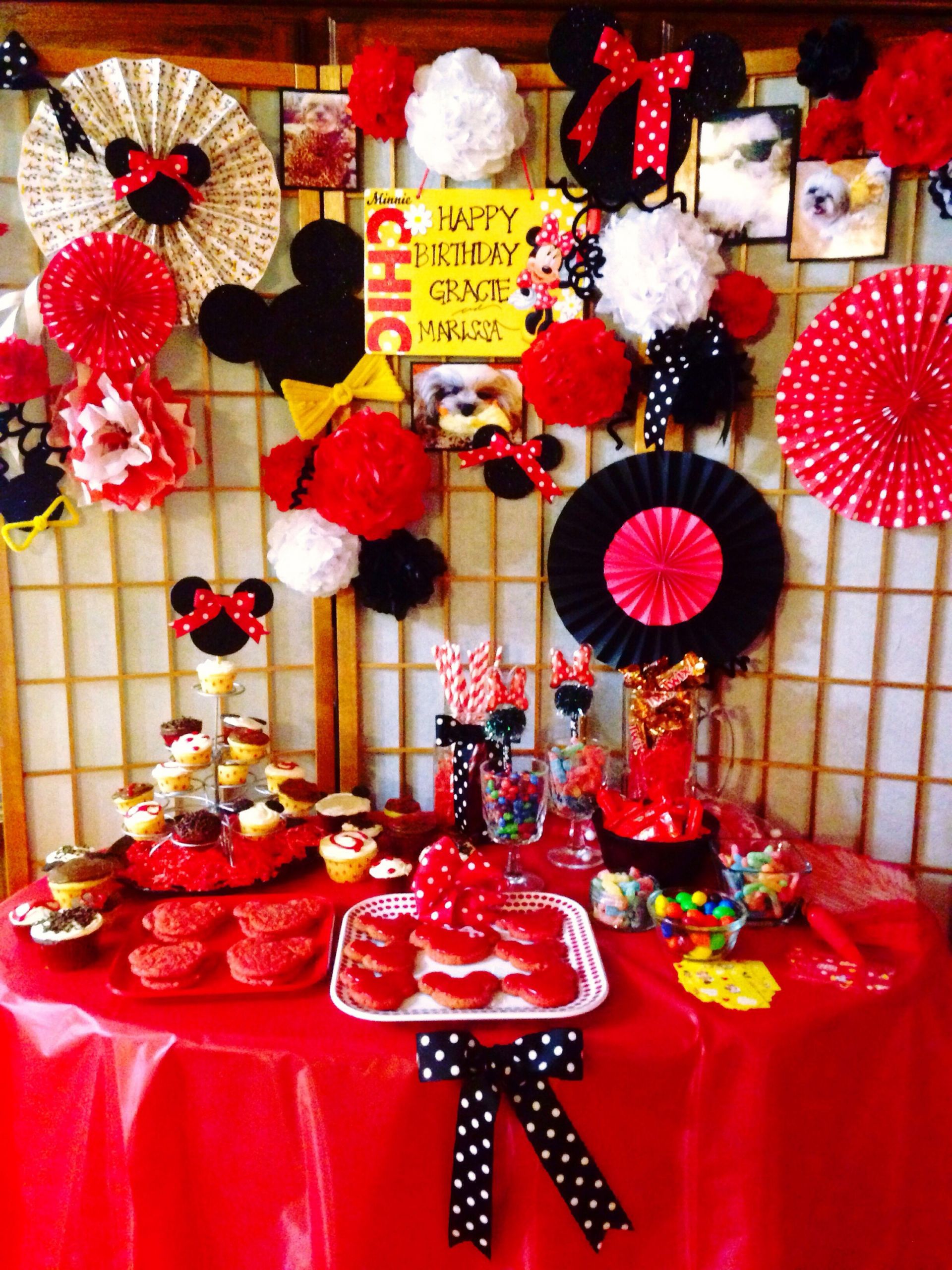 DIY Minnie Mouse Party Decorations
 DIY Minnie Mouse party decorations