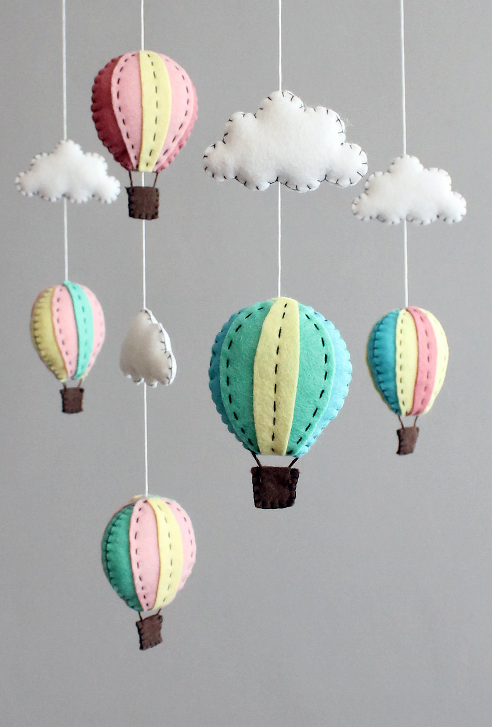 DIY Mobile For Baby
 diy baby mobile kit make your own hot air balloon by