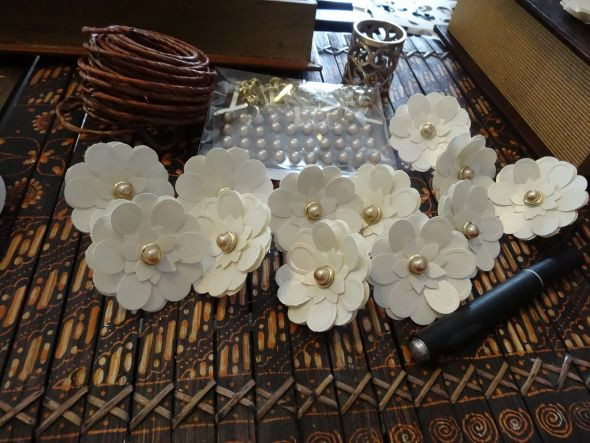 DIY Napkin Rings For Wedding
 Paper Flower Napkin Rings
