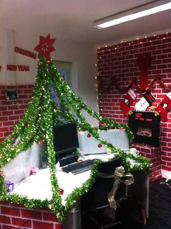 DIY Office Christmas Decorations
 Christmas Decoration Ideas For fice That Everyone Will Love