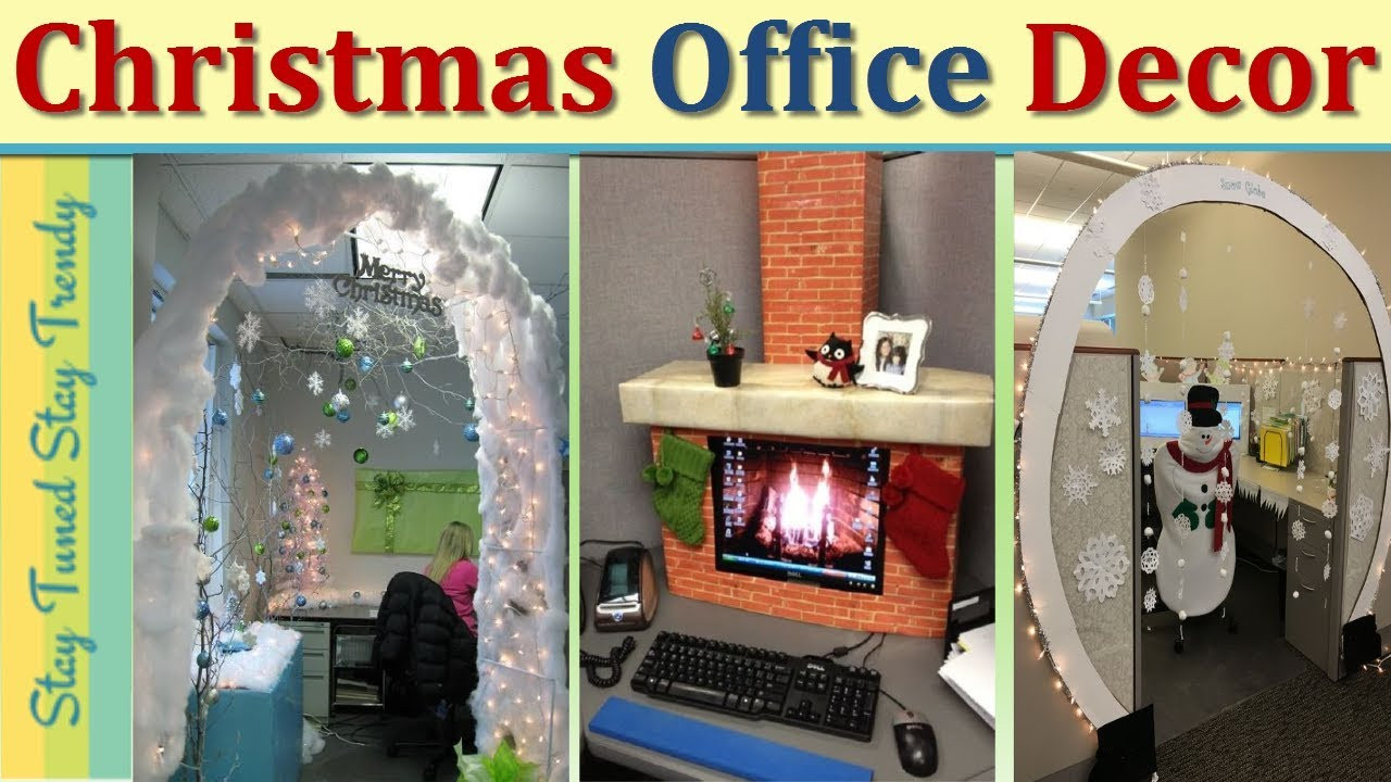 DIY Office Christmas Decorations
 Christmas Decorations