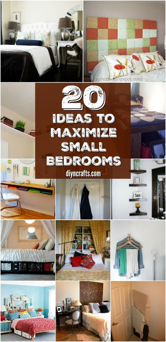 DIY Organization Ideas For Bedrooms
 20 Space Saving Ideas and Organizing Projects to Maximize