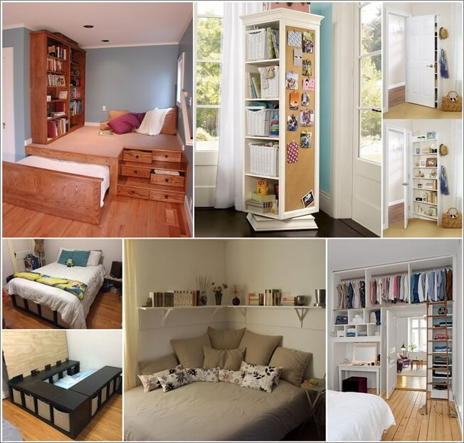 DIY Organization Ideas For Bedrooms
 Storage Ideas for a Small Bedroom Fancy Diy Art