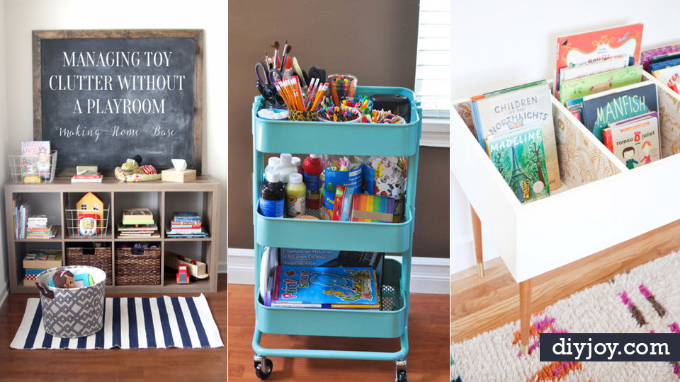 DIY Organizing Projects
 30 DIY Organizing Ideas for Kids Rooms