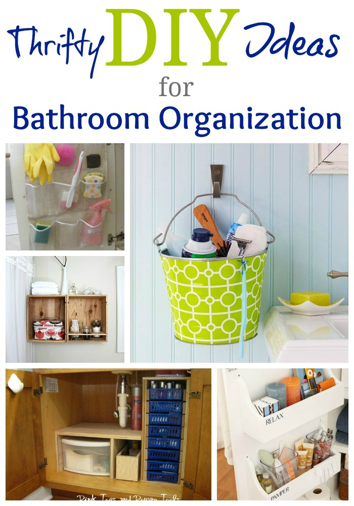 DIY Organizing Projects
 Lots of inexpensive easy DIY projects for organizing bathrooms Plus a place to linkup all the