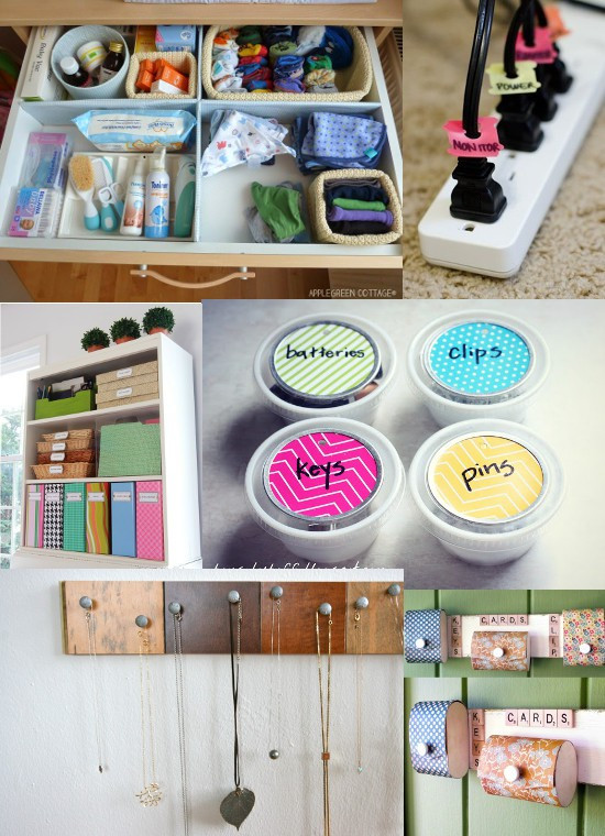 DIY Organizing Tips
 35 DIY Home Organizing Ideas