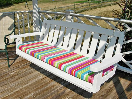 DIY Outdoor Bench Cushions
 Super Easy Versatile No Sew Fabric Projects