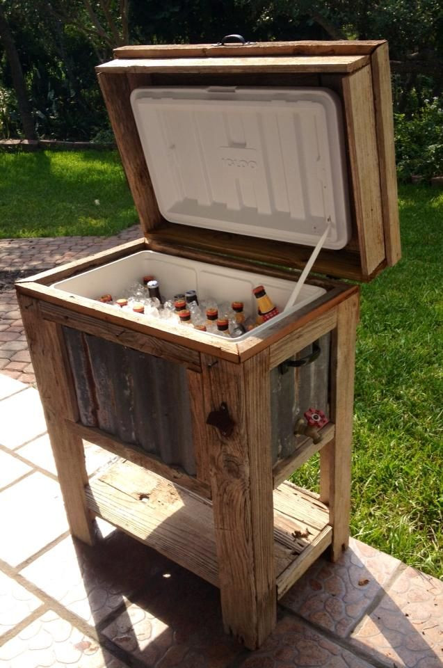DIY Outdoor Cooler
 18 best Wooden Cooler Ideas images on Pinterest