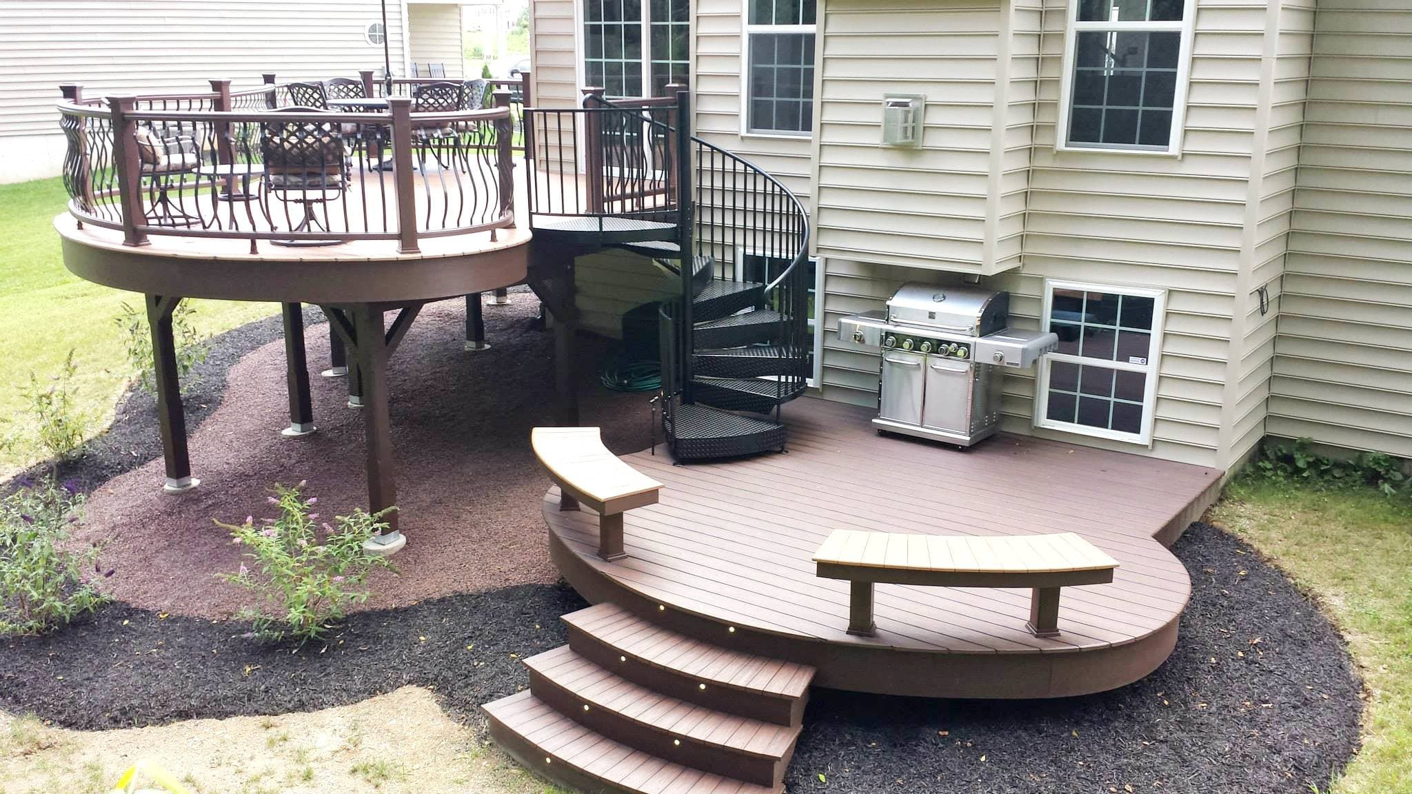 DIY Outdoor Decks
 Five Weekend DIY Deck Projects Salter Spiral Stair