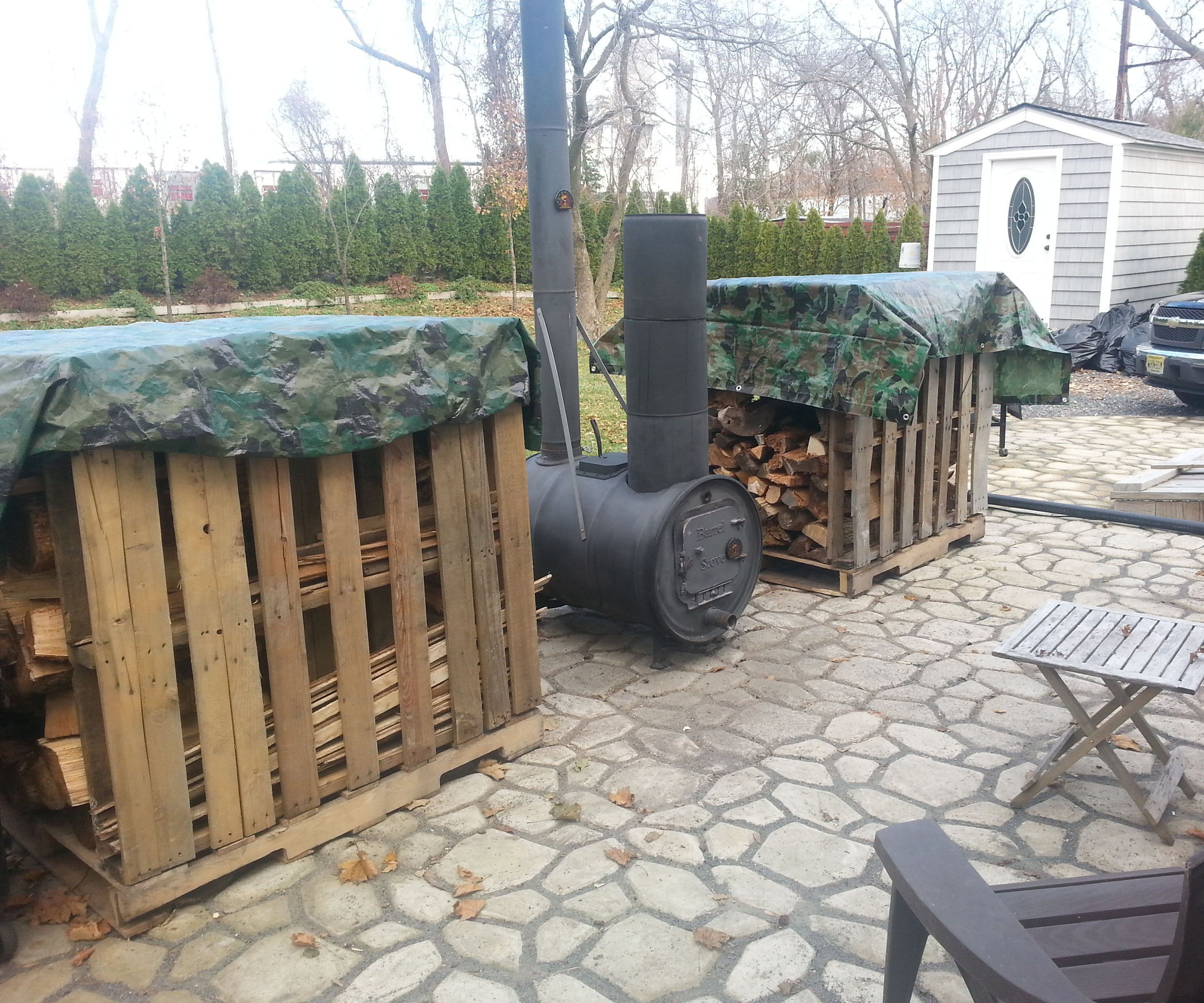 DIY Outdoor Furnace
 DIY Barrel Stove Outdoor Furnace 5