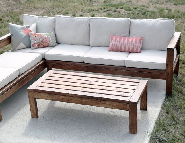 DIY Outdoor Furniture Ana White
 2x4 Outdoor Coffee Table