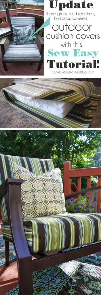 DIY Outdoor Furniture Covers
 Sew Easy Outdoor Cushion Covers Part 1