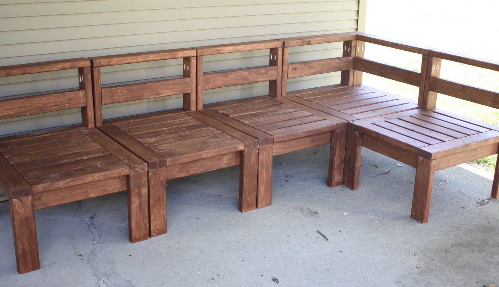 DIY Outdoor Furniture Plans
 More Like Home 2x4 Outdoor Sectional