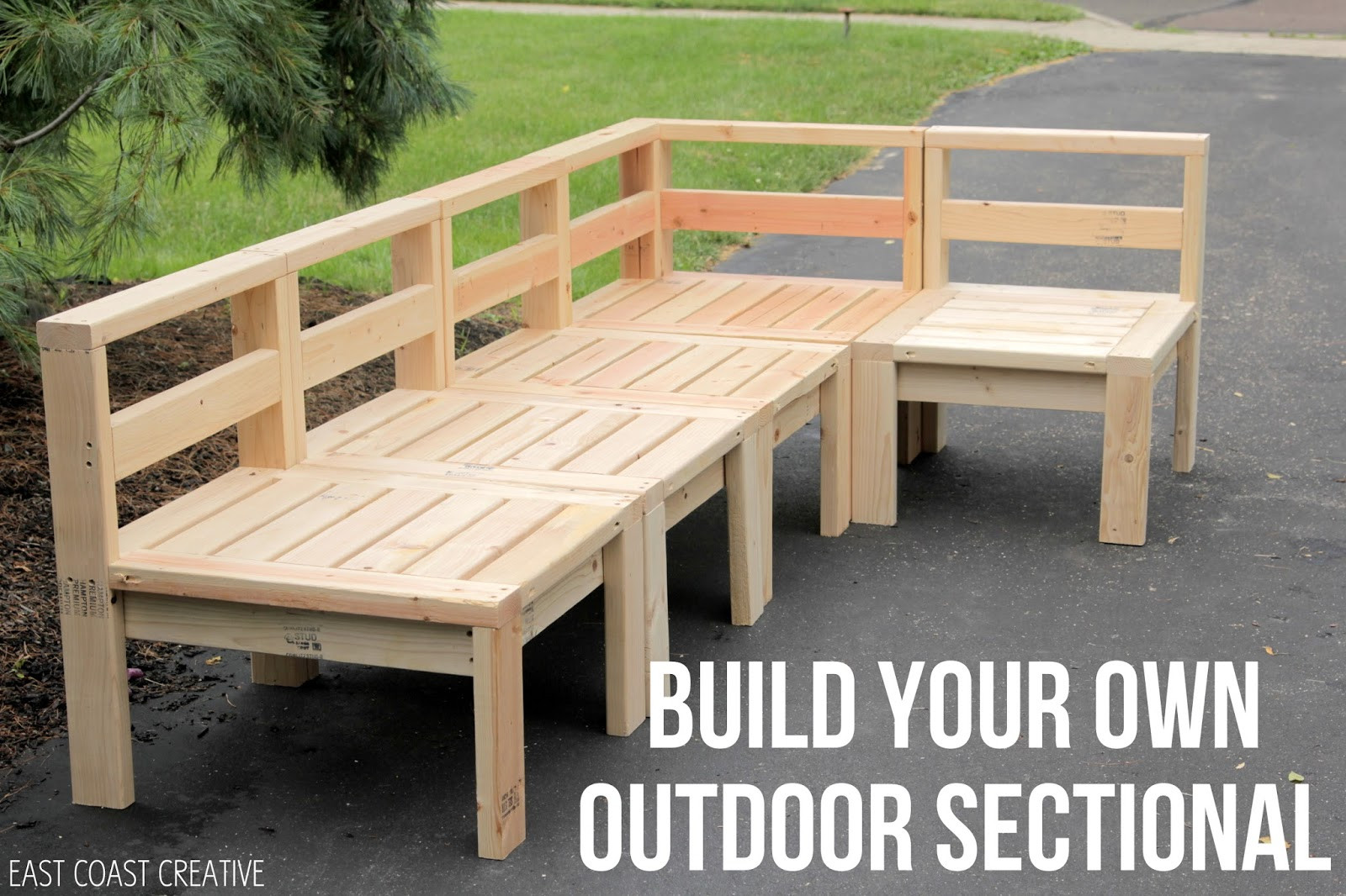 DIY Outdoor Furniture Plans
 How to Build an Outdoor Sectional Knock It f
