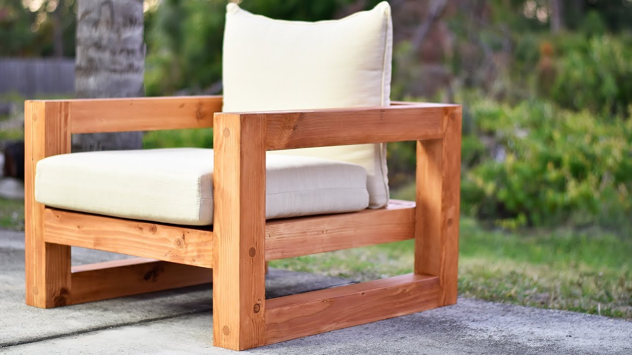 DIY Outdoor Furniture Plans
 DIY Modern Outdoor Chair