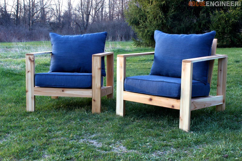 DIY Outdoor Furniture Plans
 Outdoor Arm Chair Rogue Engineer