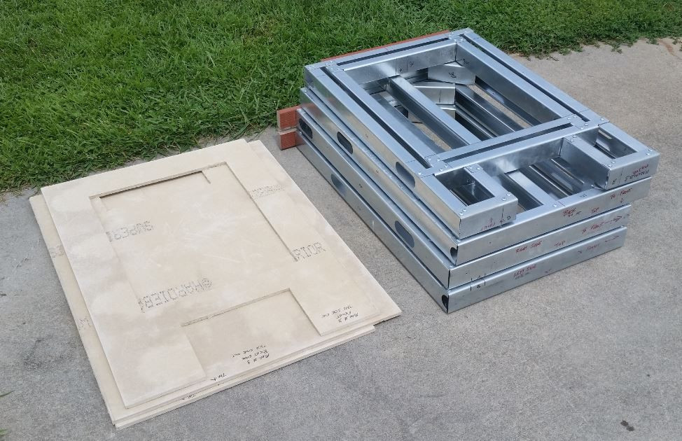 DIY Outdoor Kitchen Kits
 2 FT DIY Rapid Panel Kit Outdoor Kitchen Module With