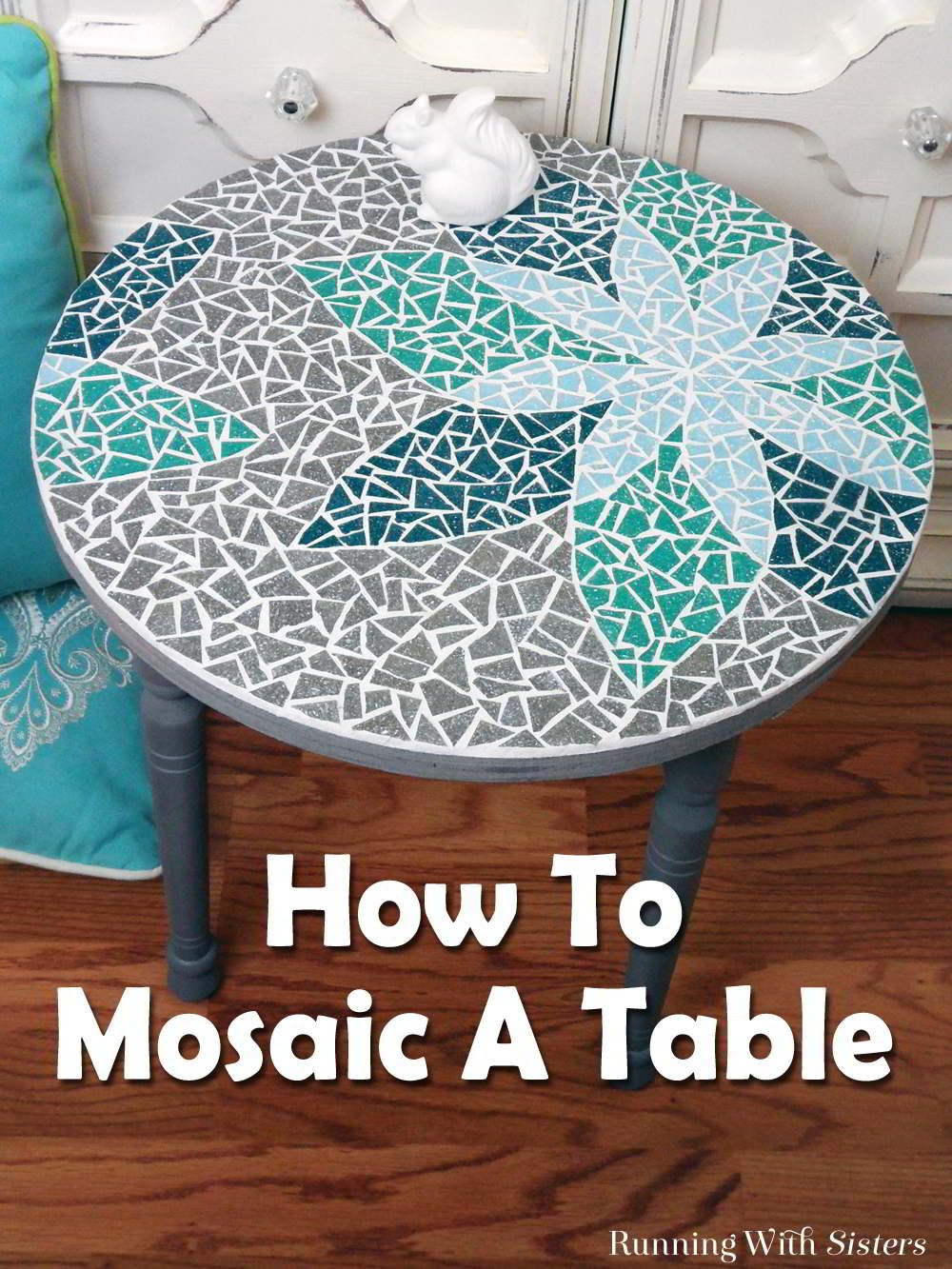 DIY Outdoor Mosaic Table
 How To Mosaic A Table Blogger Crafts We Love