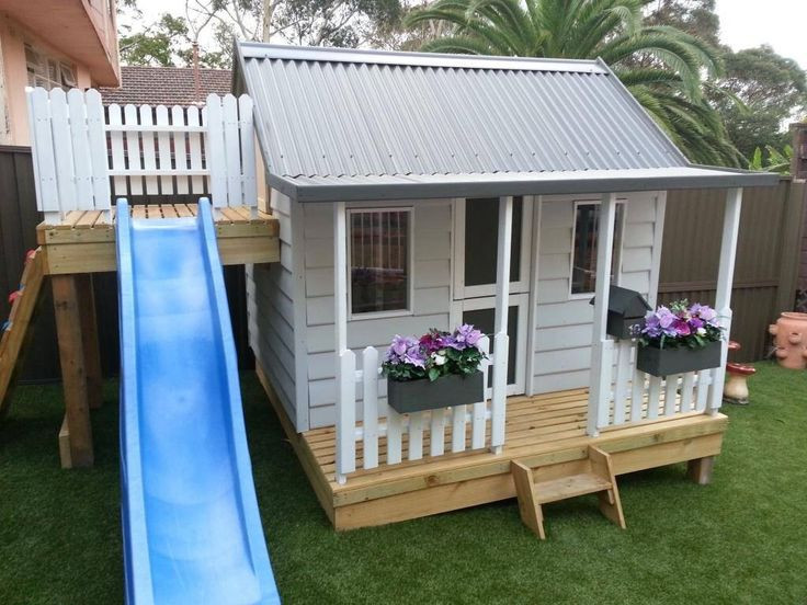 DIY Outdoor Playhouse
 15 Pimped Out Playhouses Your Kids Need In The Backyard